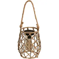 Luxform Lantaarn Solar Sardegna Natural Rope 15 Lumen