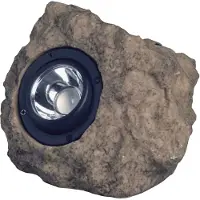 Luxform Tuinlamp Solar Hybrid Intelligent Nebraska Rock Grey 30 Lumen