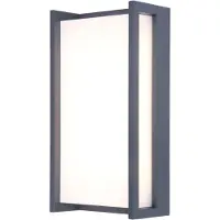 Lutec Antraciet Wandlamp Qubo Design