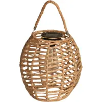 Luxform Lantaarn Solar Tortoli Natural Rope 15 Lumen