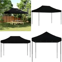 vidaXL Partytent inklapbaar pop-up 410x279x315 cm zwart