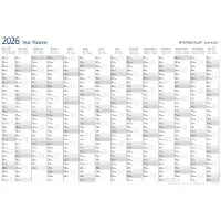 Staedtler Jaarplanner 2027 formaat 840 x 600 mm