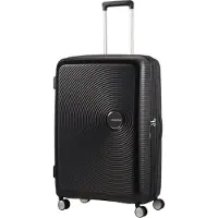 American Tourister Soundbox Expandable Spinner 55cm Bass Black