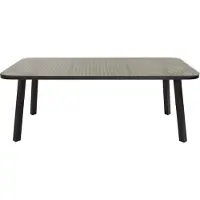 Venture Home Paola eettafel tuin zwart.