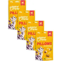 Edgard & Cooper 4x Adult Pillows Kattensnack Kalkoen 60 Gr