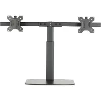 Eminent Ewent steun voor monitor met dubbele gasveerarm voor 2 monitors tot 27 inch met basis - Steun voor 2