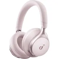 Soundcore by Anker Space One Draadloze Over-ear Koptelefoon Roze - Headphones - Active Noise Cancelling, Multipoint Connection, 55 uur accuduur, Bluetooth 5.3, LDAC, Hi-Res Certified