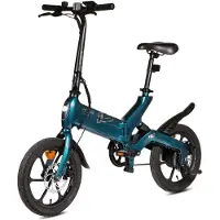 MS Energy i6 - Elektrische Fiets - Vouwfiets - 16 inch - 25km/h - Remschijven - Donker Groen