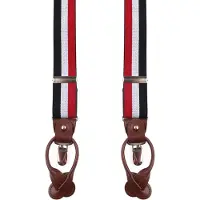 Suitable Luxe Bretels Rood Wit Blauw -