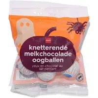 HEMA Knetterende melkchocolade oogballen 100gr