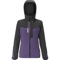 Millet - Dames ski jassen - Grands Montets Pro Jacket W Purple Velvet Black voor Dames - Maat M - Paars