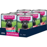 Eukanuba 6x Hondenvoer Nat Life Care Dog Adult Rund en Pompoen 400 gr