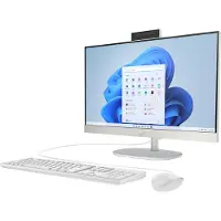 HP alles-in-één pc 24-cr0242ng [60,5cm (23,8") FHD beeldscherm, Intel Core i3 N300, 8GB RAM, 256GB SSD, DOS]