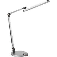 Beliani CAROY - Bureaulamp LED - Grijs - Synthetisch materiaal