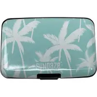 Sundaze Reisartikel Palmboom 11 X 7,6 Cm Aluminium Blauw