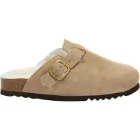 Scholl Klomp Women Fae New F Suede Sa Dark Beige-Schoenmaat 39