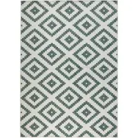 Hanse Home Vloerkleed Malta Rechthoekig - groen, creme 240 x 340