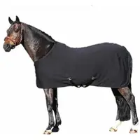 Euroriding Fleece Paardendeken Super Absorbent 135/185/6.0 Zwart