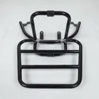 APLUS Porte bagage AR Rabattable Noir Brillant pour scooter Piaggio ZIP Neuf