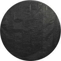 vidaXL Zonne Zwembad Dek 455 x 455 cm 0,1 mm Rond 0,1 mm PE Zwart