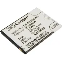 Avizar , vervangende batterij voor Akku Archos 50b Neon, 3,7V, 2000mAh, wit