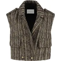 Amaya Amsterdam Dames Blazers Day Gilet - Zwart - Maat XS