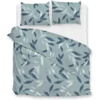 Zohome Zo Home Dekbedovertrek Flanel Astrid - blue 200x200/220cm