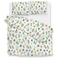 Zohome Zo Home Dekbedovertrek Flanel Amara - white 200x200/220cm