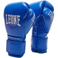 Leone1947 The Greatest Artificial Leather Boxing Gloves Blauw 14 oz