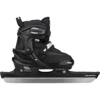 Nijdam Kinderschaatsen Verstelbaar - Noren Schaatsen - Zwart - Maat 33-36