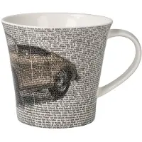 Goebel - Saxa | Koffie / Thee Mok Porsche 356 Orange | Beker - porselein - 350ml - 2 stuks