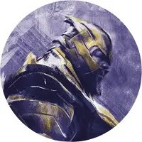 Komar Fotobehang Zelfklevend vlies - Avengers Painting Thanos - Afmeting 125 x 125 cm