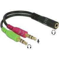 DeLOCK - Adapter Klinkenbuchse 3,5 mm-2 x Klinkenstecker 3,5