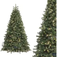 Royal christmas - Kunstkerstboom - Bogota Greenwoord met Verlichting - 180 cm - PE/PVC - 300 LED-Lampjes - Groen