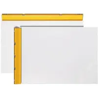Hansa klembord A4 staand, aluminium, grijs