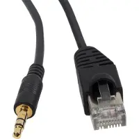 BOSSCOM RJ45 - 3,5mm Jack kabel voor B&O | zwart | 0,15 meter