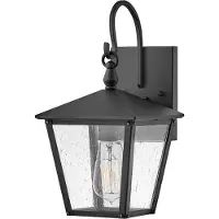 HINKLEY LED Wand Buitenlamp Huntersfield | 1X E27 Max 60W | IP44 | Dimbaar | Black
