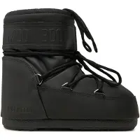 Moon Boot - Après-skischoenen - Icon Low Rubber Black voor Unisex - Maat 33-35 - Zwart