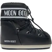 Moon Boot Dames Icon Lage Nylon Laarzen zwart (33/35), Plat, Geen, Casual, Sneeuw 80D1409340