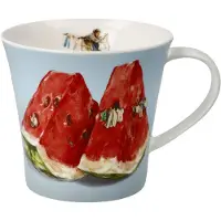Goebel - Daria Rosso | Koffie / Thee Mok Summer Vibes | Beker - porselein - 350ml - 2 stuks
