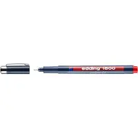 Edding 1800 profipen - 0,1 mm - rood