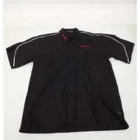 Kawasaki Chemise manche courte noir rouge Moto sport origine pour Taille XL Neuf