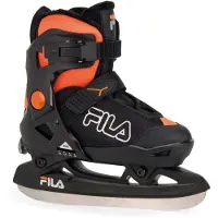 FILA X 2.0 Boy Verstelbare Ijshockey Schaats (zwart) Zwart / Oranje M (33-36)