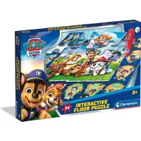Clementoni - Paw Patrol - Interactieve Vloerpuzzel - 24 stukjes