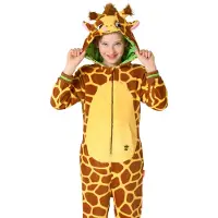 Oppo Merchandise Group B.V. onesie giraffe bruin/geel male | Maat: 92/104