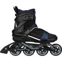 Nijdam Inline Skates - Alu chassis - Circuit Cruiser - Maat 45 - Zwart