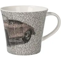 Goebel - Saxa | Koffie / Thee Mok Porsche 356 Rubyred | Beker - porselein - 350ml - 2 stuks