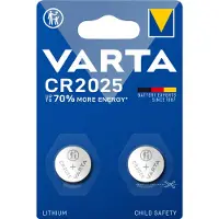 Varta 3x Lithium Coin Batterijen Cr2025 Blister 2 Stuks