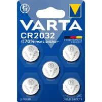Varta 2x Lithium Coin Batterijen Cr2032 Blister 5 Stuks