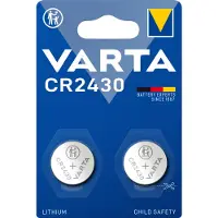 Varta 2x Lithium Coin Batterijen Cr2430 Blister 2 Stuks